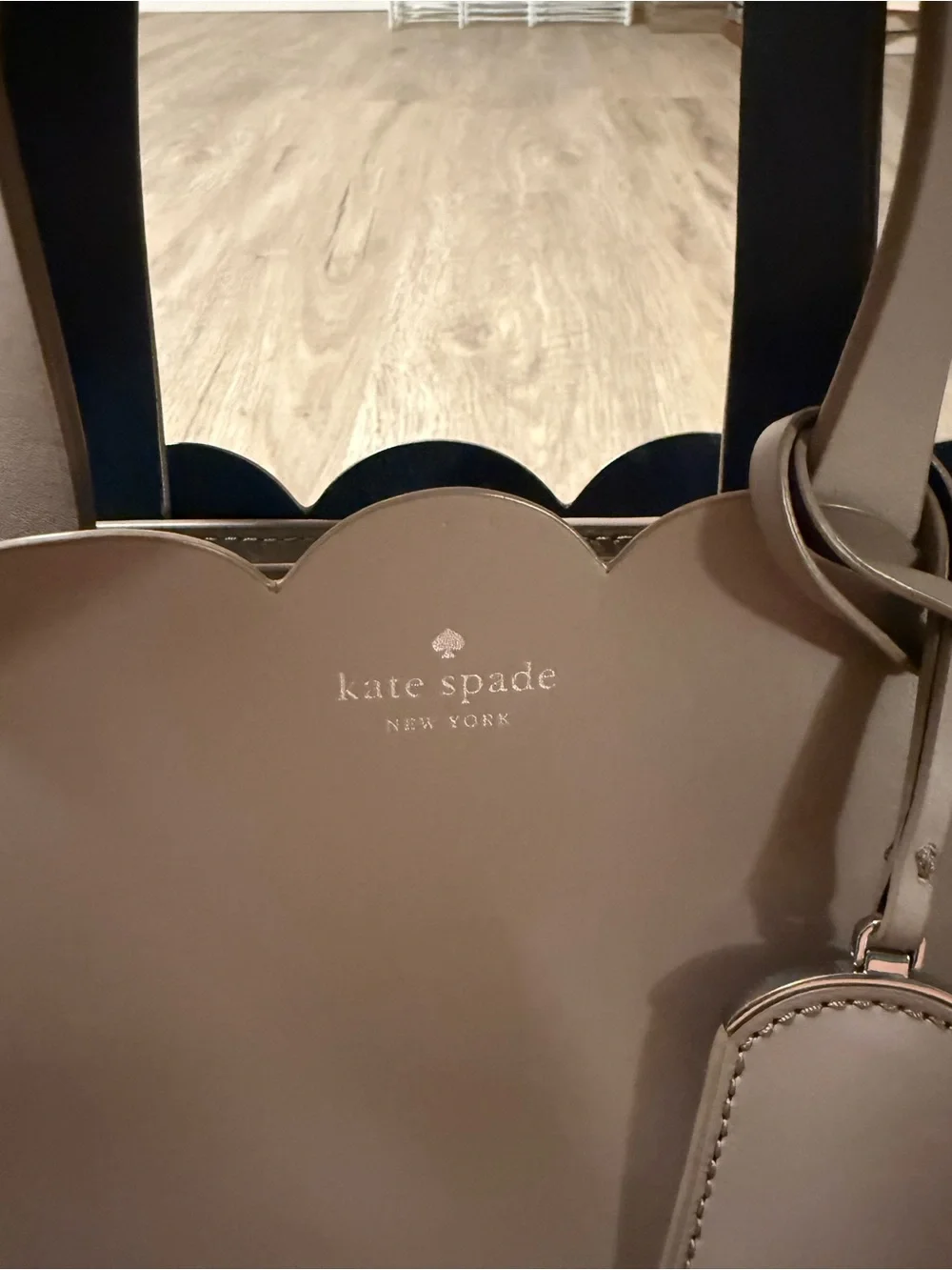 Kate Spade Scalloped Edge Leather Tote